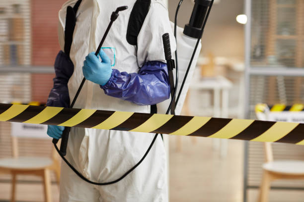 Professional Blood Cleanup technician working in Wilmont, MN